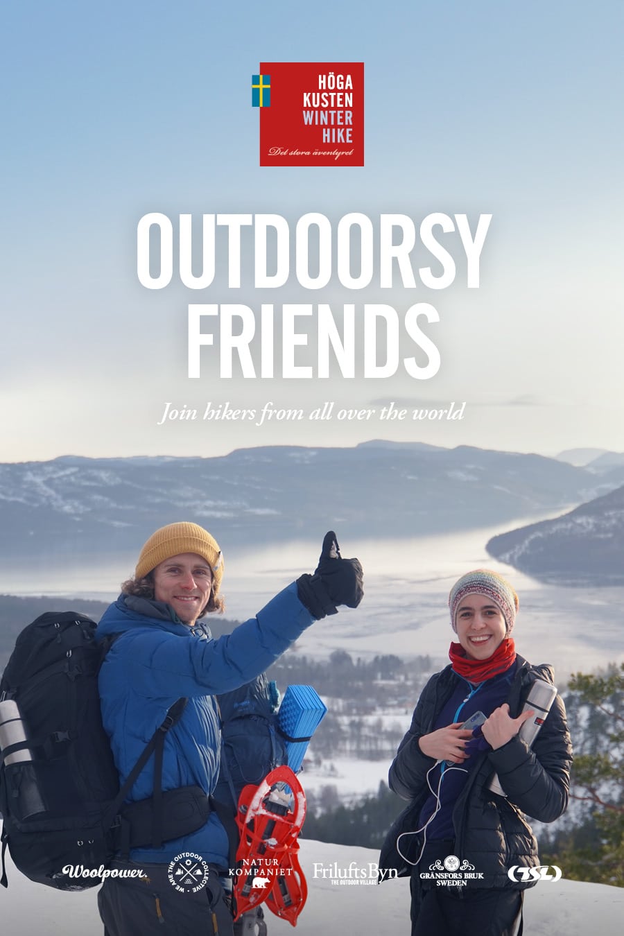 sweden winter hike high coast best snowshoe hike
