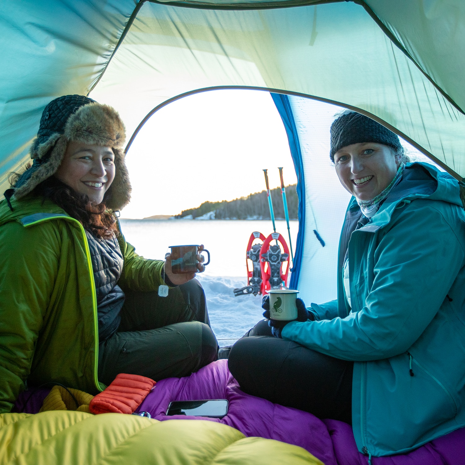 snowshoe hike high coast best winter hike sweden