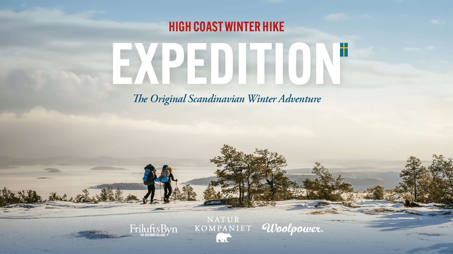 high coast winter hike snowshoes sweden expedition 1