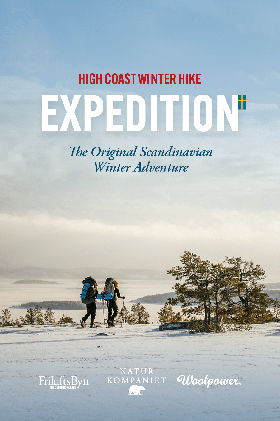 high coast winter hike snowshoes sweden expedition 2
