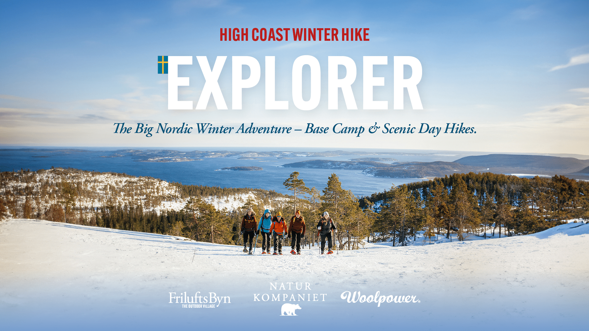 high coast winter hike snowshoes sweden explorer 1
