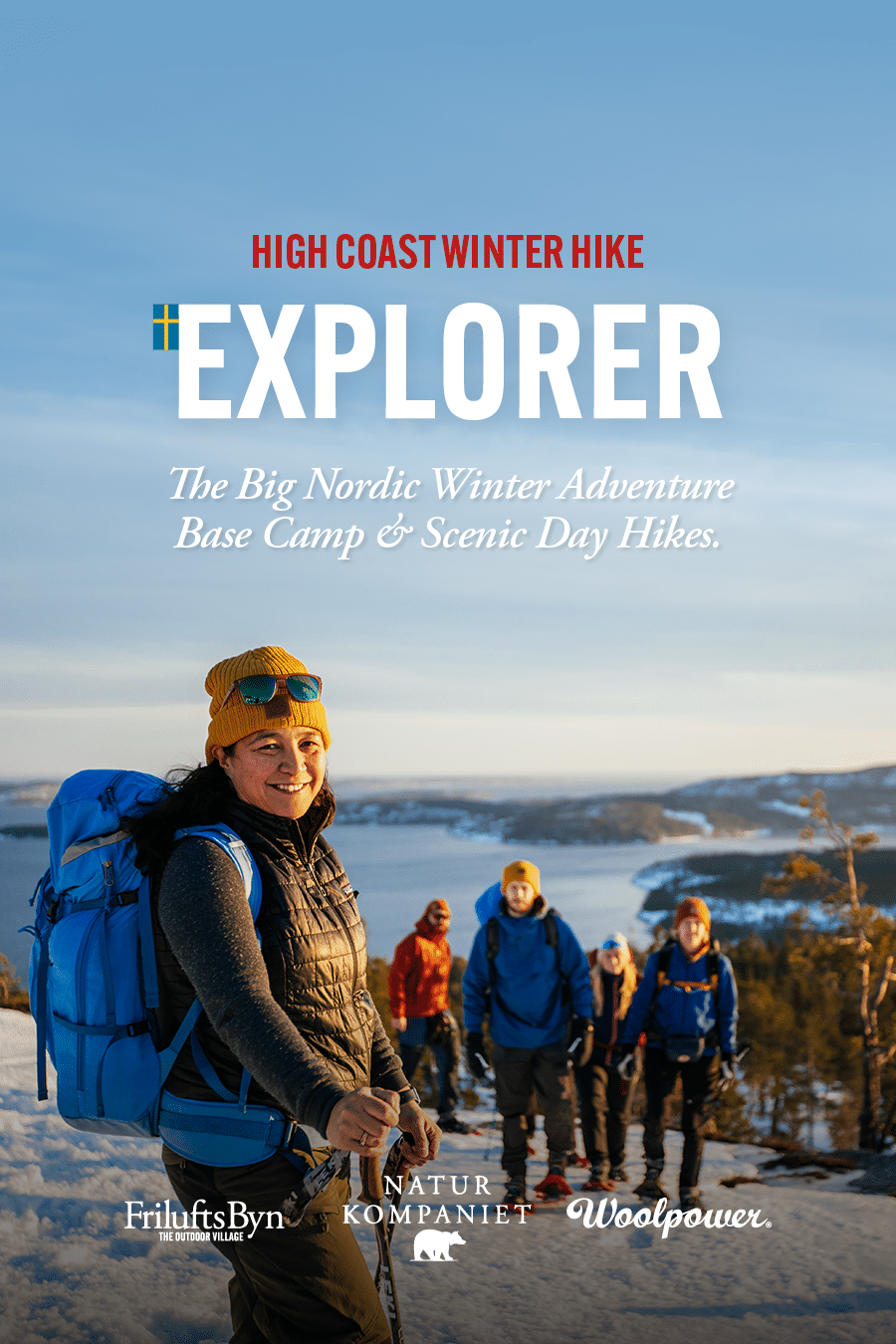 high coast winter hike snowshoes sweden explorer 2